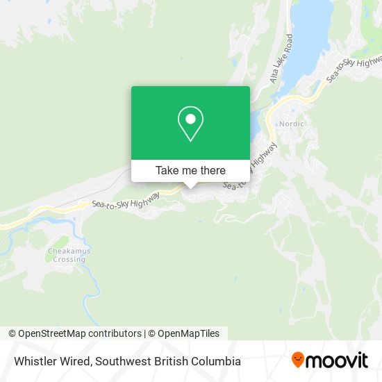 Whistler Wired map