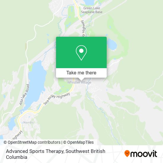 Advanced Sports Therapy map