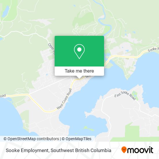 Sooke Employment map