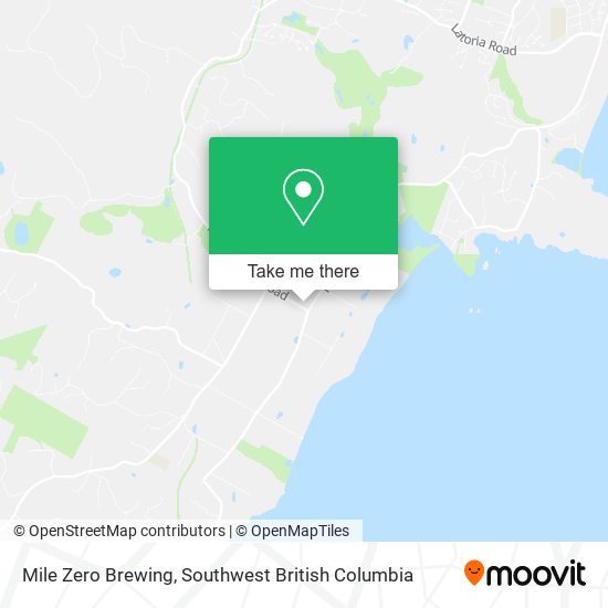 Mile Zero Brewing map