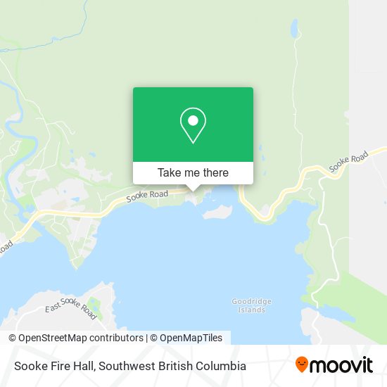 Sooke Fire Hall map