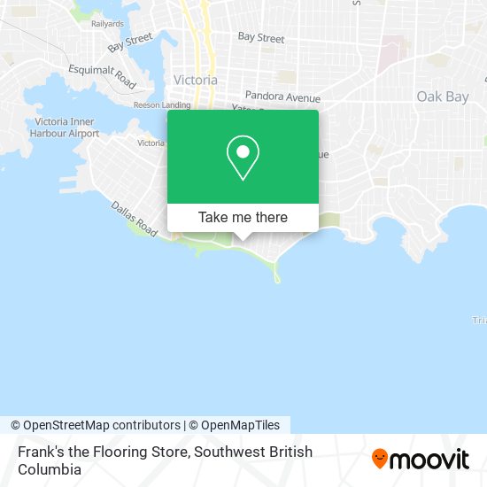 Frank's the Flooring Store map