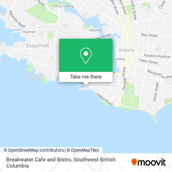 Breakwater Cafe and Bistro map