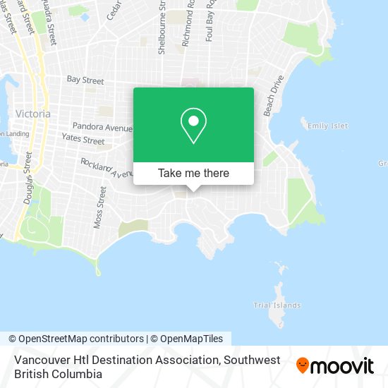 Vancouver Htl Destination Association map