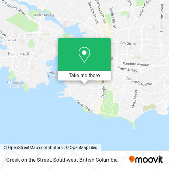 Greek on the Street map