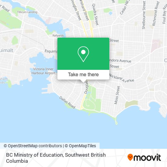 BC Ministry of Education map