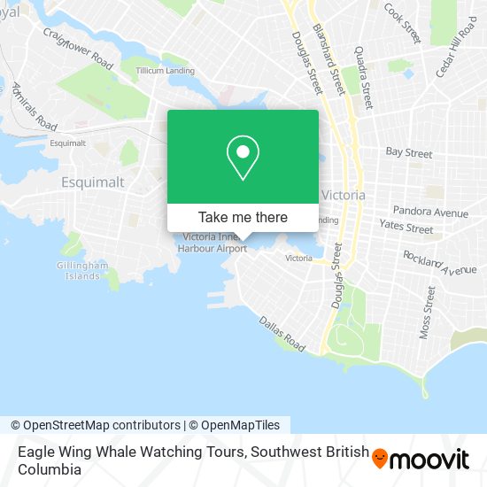 Eagle Wing Whale Watching Tours map