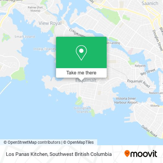 Los Panas Kitchen map