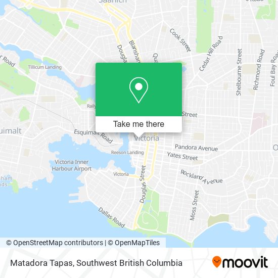 Matadora Tapas map