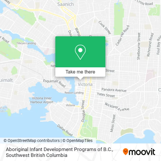 Aboriginal Infant Development Programs of B.C. map