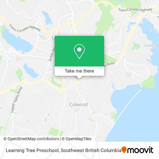 Learning Tree Preschool map