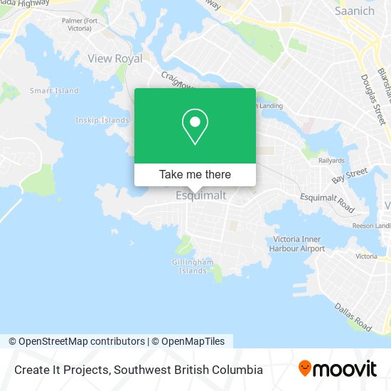 Create It Projects map