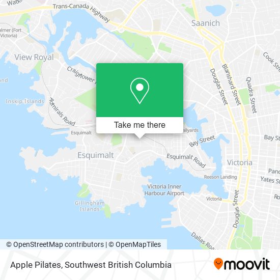 Apple Pilates map