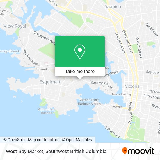 West Bay Market map