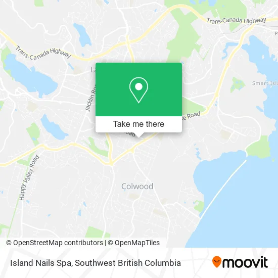 Island Nails Spa map