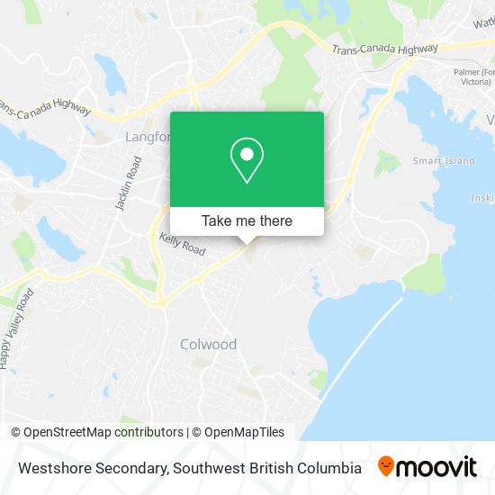 Westshore Secondary map