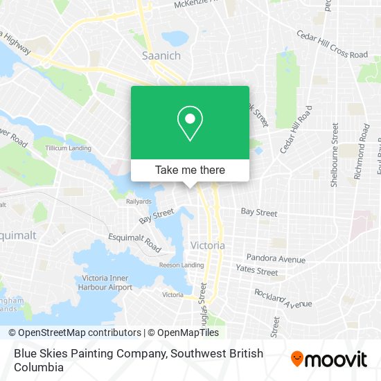 Blue Skies Painting Company map