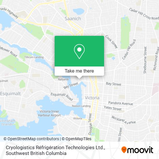 Cryologistics Réfrigération Technologies Ltd. map