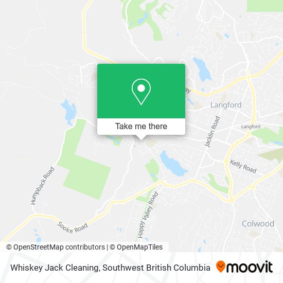 Whiskey Jack Cleaning map