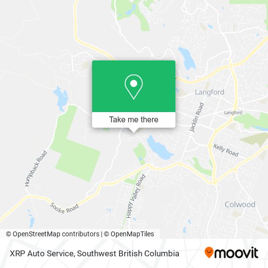 XRP Auto Service map