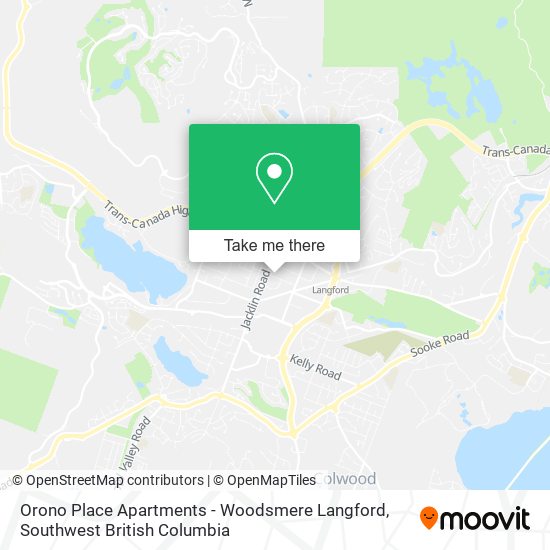 Orono Place Apartments - Woodsmere Langford map