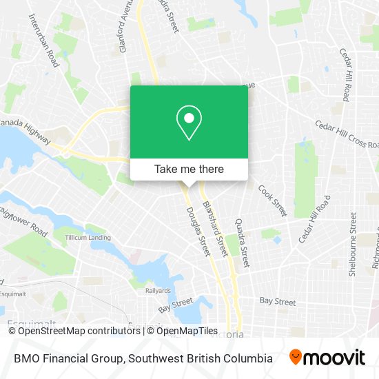 BMO Financial Group map