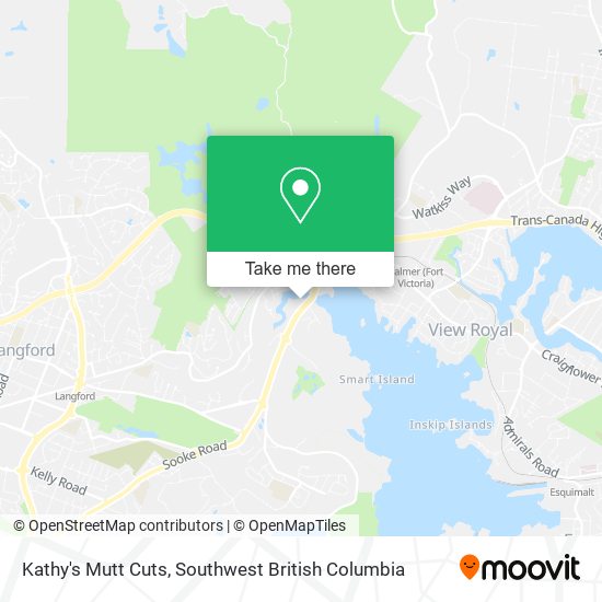 Kathy's Mutt Cuts map