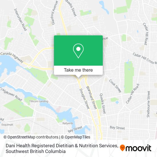 Dani Health Registered Dietitian & Nutrition Services map