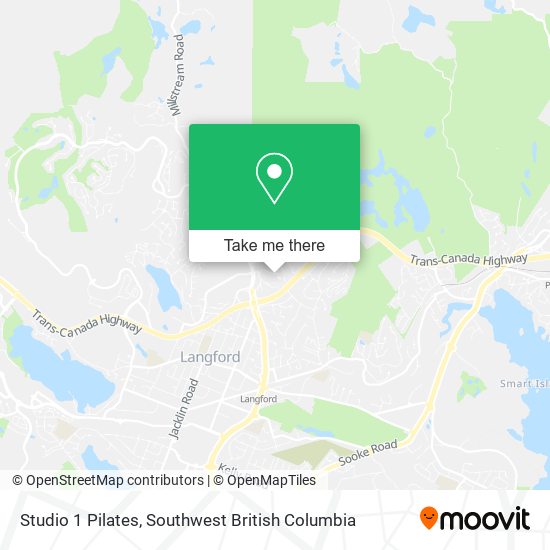 Studio 1 Pilates map