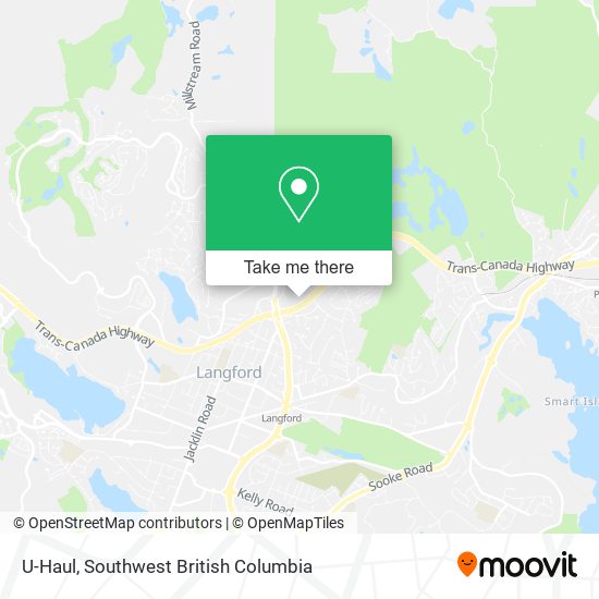 U-Haul map