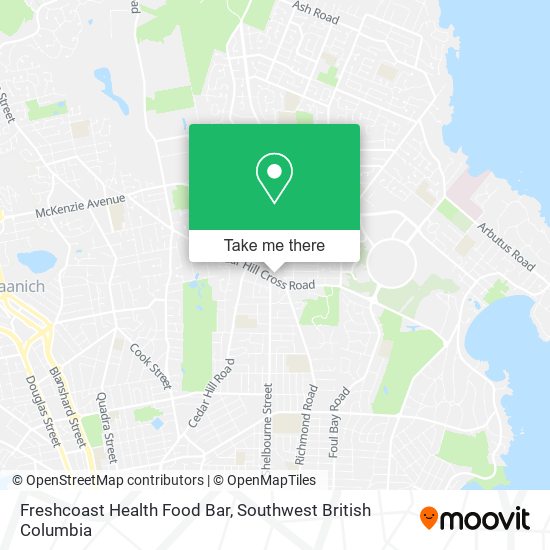 Freshcoast Health Food Bar map