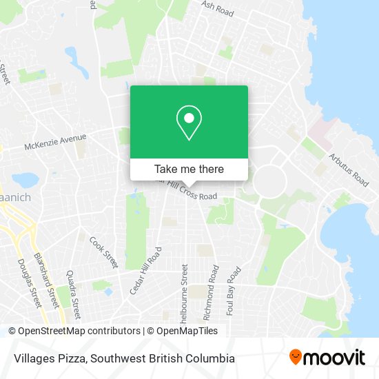 Villages Pizza map