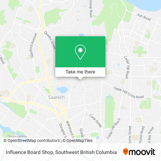 Influence Board Shop plan