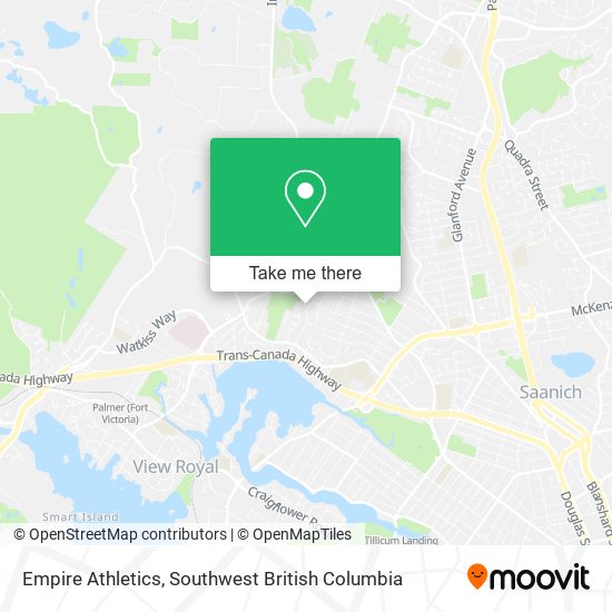 Empire Athletics map