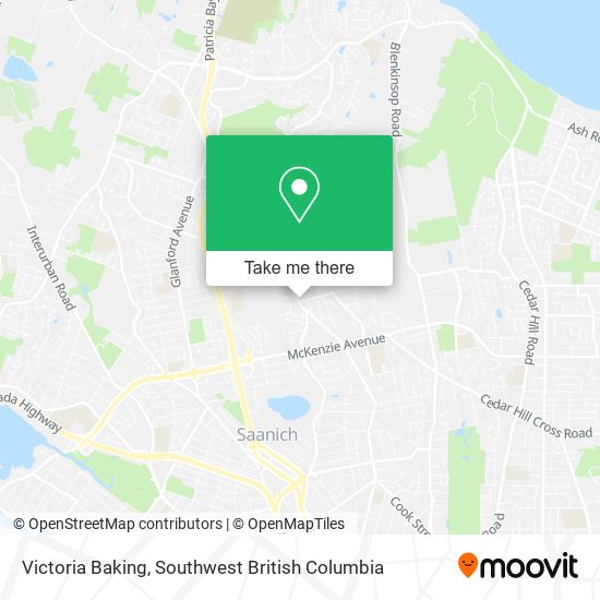 Victoria Baking map