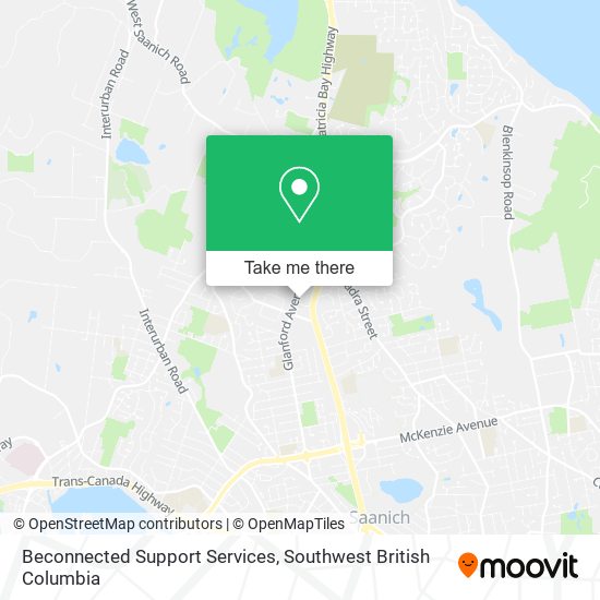 Beconnected Support Services map