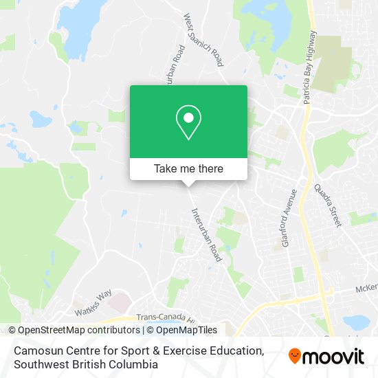 Camosun Centre for Sport & Exercise Education map