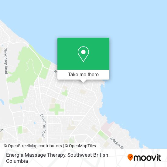 Energia Massage Therapy map