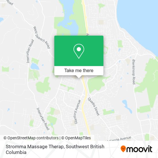 Stromma Massage Therap map