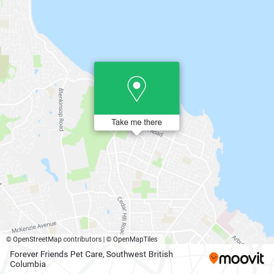 Forever Friends Pet Care map