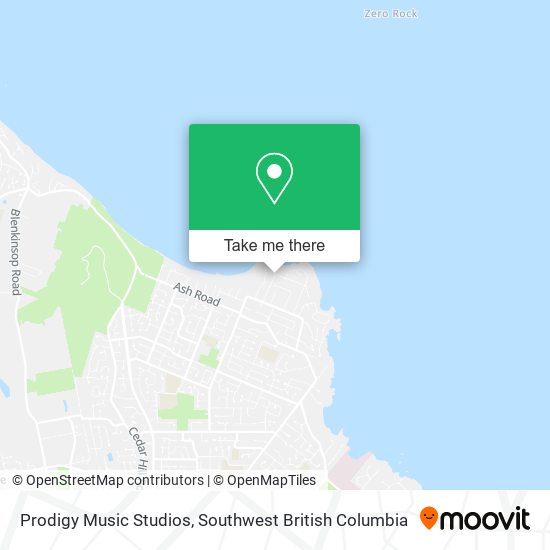Prodigy Music Studios map