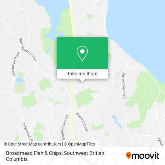 Broadmead Fish & Chips map