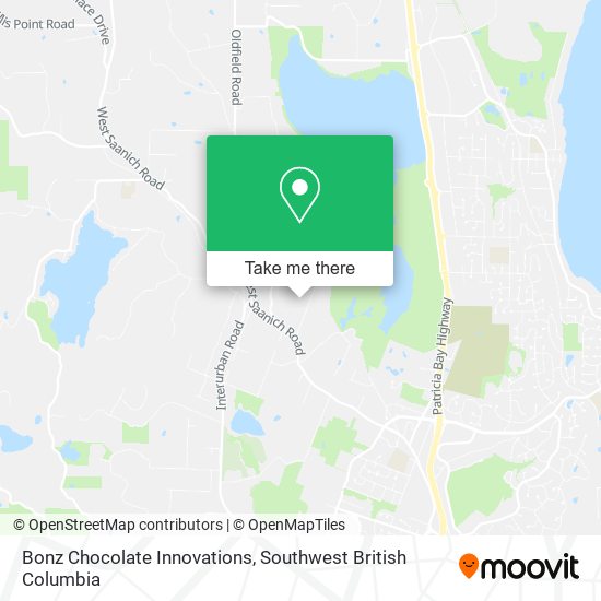 Bonz Chocolate Innovations map