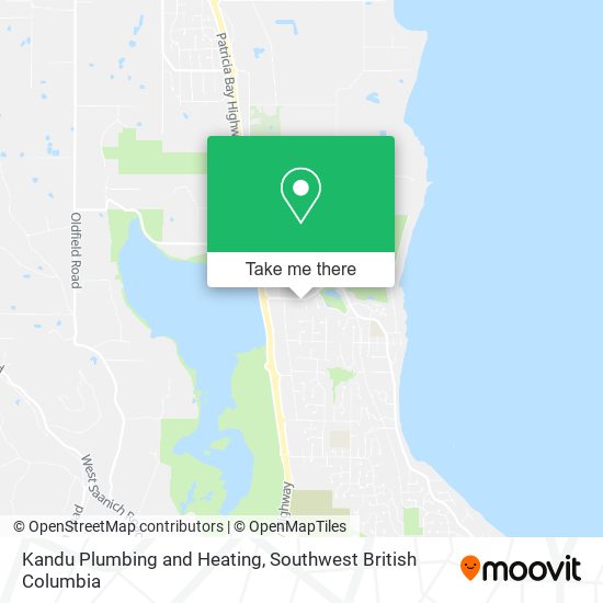 Kandu Plumbing and Heating map