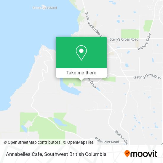 Annabelles Cafe map