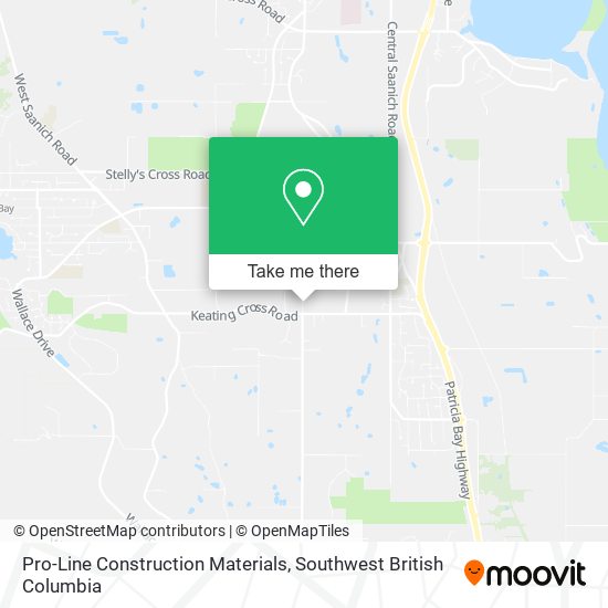 Pro-Line Construction Materials map