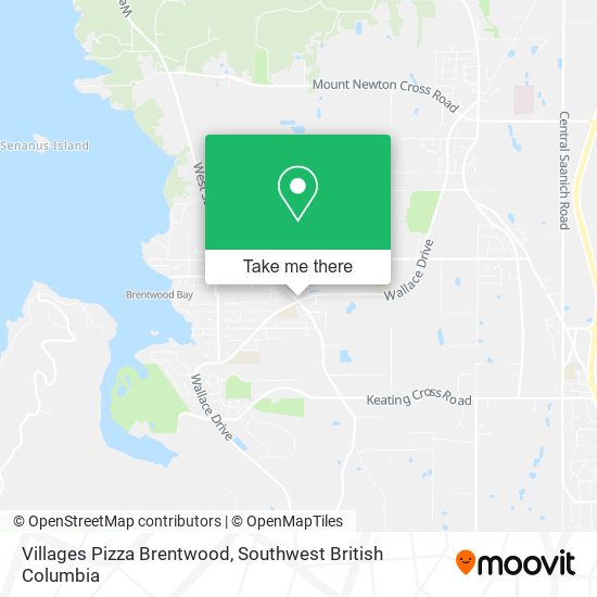 Villages Pizza Brentwood map