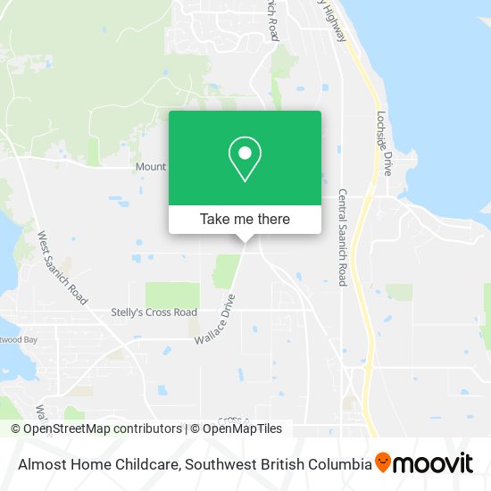 Almost Home Childcare map