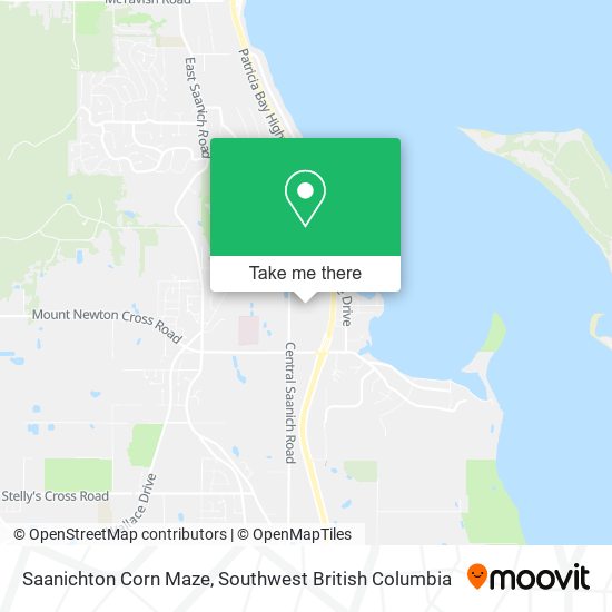 Saanichton Corn Maze map