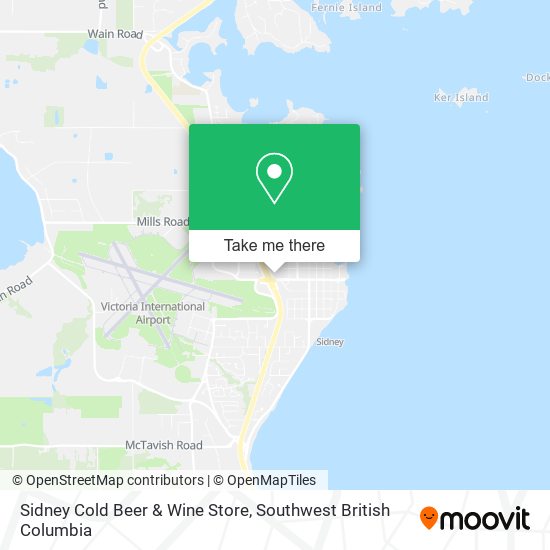 Sidney Cold Beer & Wine Store map